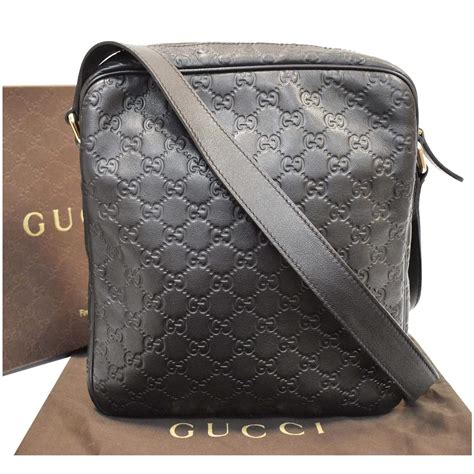 201448 Guccissima Leather Messenger Bag